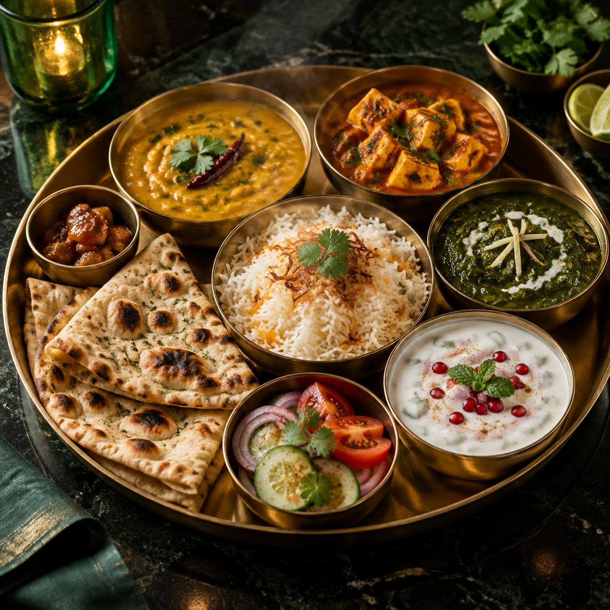Vegetarisk thali